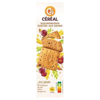 Cereal Rozijnenkoeken minder suiker 360 Gram