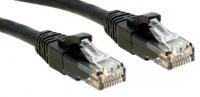 LINDY 45432 RJ45 Netwerkkabel, patchkabel CAT 6 U/UTP 1.00 m Zwart Snagless 1 stuk(s) - thumbnail