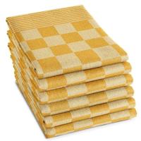 6x DDDDD theedoek barbecue 65x65 cm ochre - thumbnail