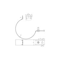 DEHN RRS 120 B11 STTZN Regenpijpklem 1 stuk(s) - thumbnail