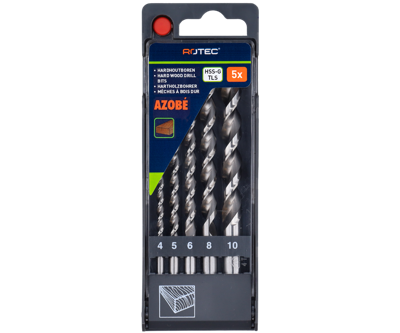 Rotec Houtspiraalborenset | 262 | DIN 338 | TLS | 5-dlg | ø4-10 - 900.1055 Rotec Houtspiraalborenset | 262 | DIN 338 | TLS | 5-dlg | ø4-10 - 900.1055