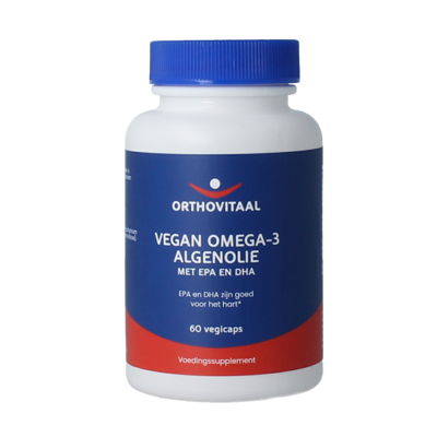 OrthoVitaal Vegan omega 3 algenolie 60 Vegetarische capsules OrthoVitaal Vegan omega 3 algenolie 60 Vegetarische capsules
