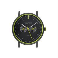 Horloge Uniseks Watx & Colors WXCA2729 Zwart (Ø 44 mm) - thumbnail