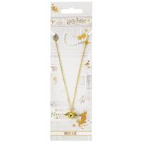 Harry Potter Necklace Golden Snitch Charm (Golden Tone) - thumbnail
