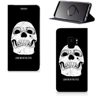 Mobiel BookCase Samsung Galaxy S9 Skull Eyes Mobiel BookCase Samsung Galaxy S9 Skull Eyes