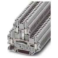 Phoenix Contact 3044733 Doorgangsserieklem 6.2 mm Schroeven Grijs 50 stuk(s)