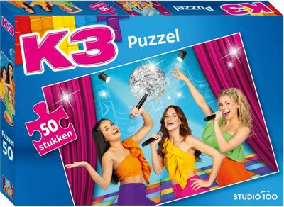 Studio 100 K3 puzzel 50 stuks alle kleuren | 2 stuks
