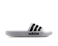 Badslippers Cloudfoam Adilette Wit Zwart - thumbnail