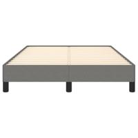 Bedframe stof donkergrijs 120x190 cm - thumbnail