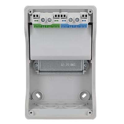 Hensel 6100056 KV 9104 Kleine verdeelkast Opbouw (op muur) Aantal groepen: 4.5 Aantal rijen: 1 Inhoud: 1 stuk(s) Hensel 6100056 KV 9104 Kleine verdeelkast Opbouw (op muur) Aantal groepen: 4.5 Aantal rijen: 1 Inhoud: 1 stuk(s)