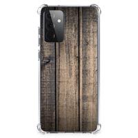 Samsung Galaxy A72 4G/5G Stevig Telefoonhoesje Steigerhout - thumbnail