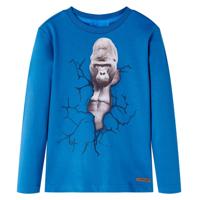 VidaXL Kindershirt met lange mouwen 116 petrol - thumbnail