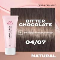 Wella Professionals ShineFinity Zero Lift Glaze 04/07 Bitter Chocolate 60ml - thumbnail