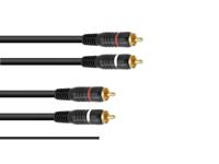 OMNITRONIC RCA Cable 2x2 ground 1.5m - thumbnail