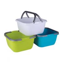 Mand met handvat 13 liter assorti - thumbnail