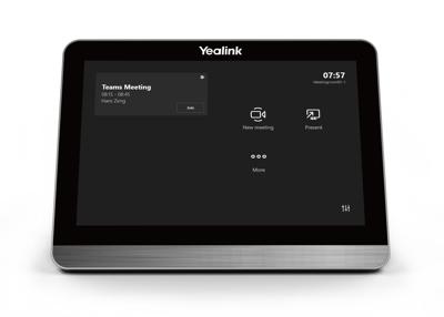 Yealink A20-020-teams, volledig uitgeruste videocollaboration Bar/MeetingBar voor kleine vergaderruimtes, set A20+CTP18 touchpaneel, zwart