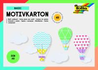 Fotokarton folia a6 40vel met basisdesigns assorti | 5 stuks - thumbnail
