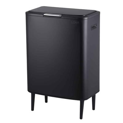 LoXa - Prullenbak Venice 60L - 1 Compartiment - Drukdeksel - Soft-Close - Vingerafdrukvrij - Elegant Design - Geurfilter - Voor Thuisgebruik LoXa - Prullenbak Venice 60L - 1 Compartiment - Drukdeksel - Soft-Close - Vingerafdrukvrij - Elegant Design - Geurfilter - Voor Thuisgebruik