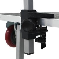 Tuinbank 4-zits met kussens poly rattan zwart - thumbnail