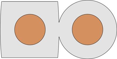 Goobay 67720 luidsprekerkabel 2 x 1,5 mm² CCA strengen/luidsprekerkabel, audiokabel per meter/luidsprekerkabel kabel kabel kabel audiokabel subwoofer/transparant / 10 meter