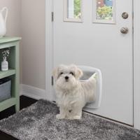 FERPLAST Swing 9 - Deur voor middelgrote honden en grote katten, wit - thumbnail