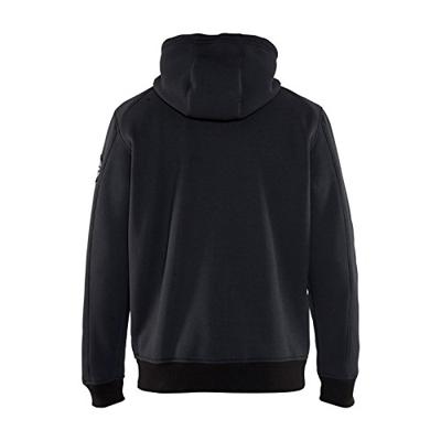 Blåkläder 4933 Hoodie met rits gevoerd zwart - maat XL