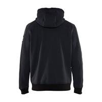 Blåkläder 4933 Hoodie met rits gevoerd zwart - maat XL - thumbnail