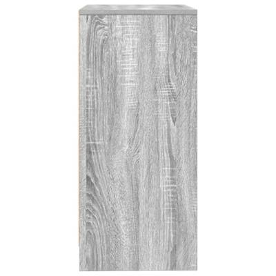 Dressoir 57x34x76 cm bewerkt hout grijs sonoma eikenkleurig