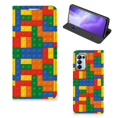 OPPO Find X3 Lite | Hoesje met Magneet | Blokken