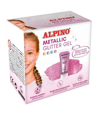 Make-up voor Kinderen Alpino Gel Purpurine Roze