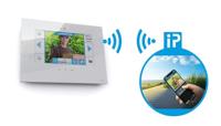 m-e modern-electronics VDV-907 W Binnenunit voor Video-deurintercom WiFi, Radiografisch Wit - thumbnail
