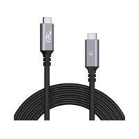 USB-C-kabel Ewent EC1070 Zwart 1 m - thumbnail