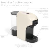 4-in-1 multicapsule koffiemachine - LIVOO - DOD217C - 1400 W - 7 koffiesterkteniveaus - Crème - thumbnail