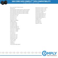 Comply T-500 Isolation 3 oordopjes - Maat M (middelgroot) - Zwart - thumbnail
