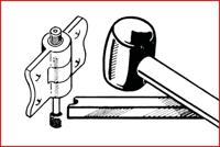 KS Tools 1402191 Slagogen met PVC-handgreep, 290 mm - thumbnail