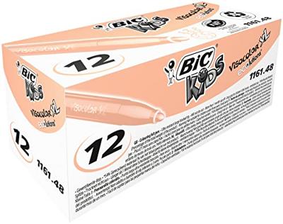 BIC visa color kleurstiften, lijndikte 3 mm, licht beige, 12 stuk/ 1 doos - thumbnail