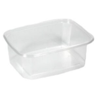 Saladebak PS 200cc Rechthoek (50 stuks van 10,8x 8,2x 3,9 cm) - thumbnail