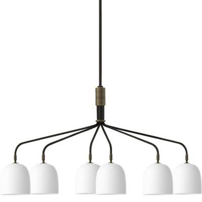 Gubi Howard Kroonluchter - 6 Arm - Wit