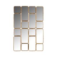Richmond Spiegel 'Birche' met 16 spiegels, kleur Goud - thumbnail