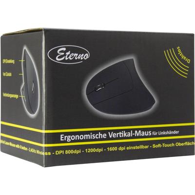 Inter-Tech KM-206L muis RF draadloos + USB Optisch 1600 DPI Ambidextrous