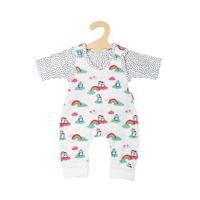 Heless Poppen romper pinguin met t-shirt, 35-45 cm - thumbnail