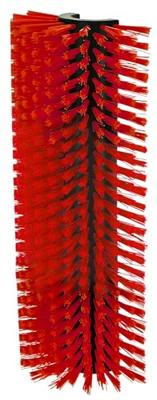 Halfronde koeborstel veeborstel rood