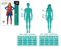 Kostuums voor Volwassenen Superheld Vrouw - Maat: XL - Maat: XL - thumbnail