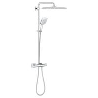 GROHE Rainshower SmartActive Regendoucheset Opbouw -hoofddouche 31cm - handdouche vierkant - thermostatisch - SmartActive - chroom 26652000 - thumbnail