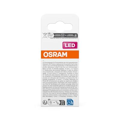 OSRAM HOMELIGHTING 4099854444661 LED-lamp Energielabel D (A - G) E27 3.4 W Koudwit (Ø x h) 45.00 mm x 45.00 mm 1 stuk(s)