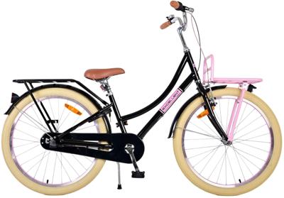 Volare excellent kinderfiets - meisjes - 24 inch - zwart - 3 versnellingen