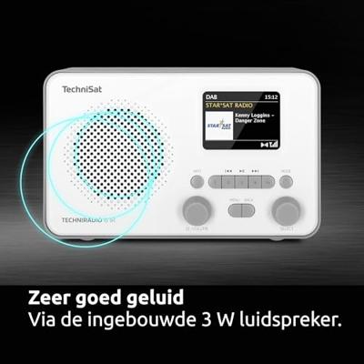 TechniSat Techniradio 6 IR Hybride radio Wit - thumbnail