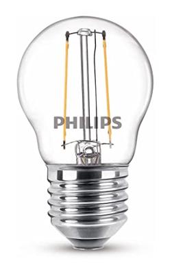Philips LED 76329900 LED-lamp Energielabel F (A - G) E27 Kogel 2 W = 25 W Warmwit (Ø x h) 4.5 cm x 7.8 cm Filament / Retro-LED 1 stuk(s)