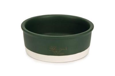 Designed by Lotte Joa - Hondenvoerbak - Keramiek - Groen - 20x20x7,5 cm Designed by Lotte Joa - Hondenvoerbak - Keramiek - Groen - 20x20x7,5 cm