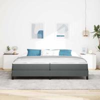 Boxspring bed Anders Donkergrijs 200 x 200 cm Stof - thumbnail